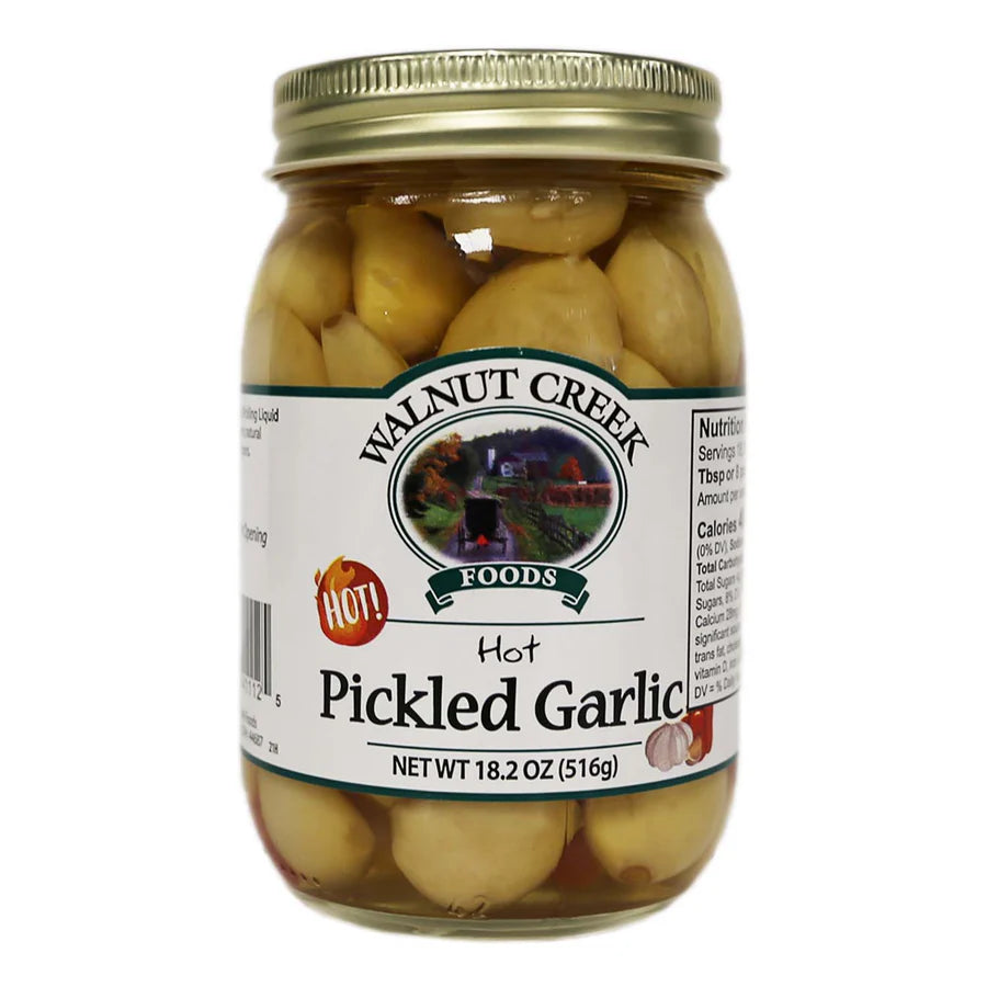 Hot Pickled Garlic